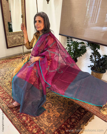 EE-Y05689 Purple Seq Dupatta