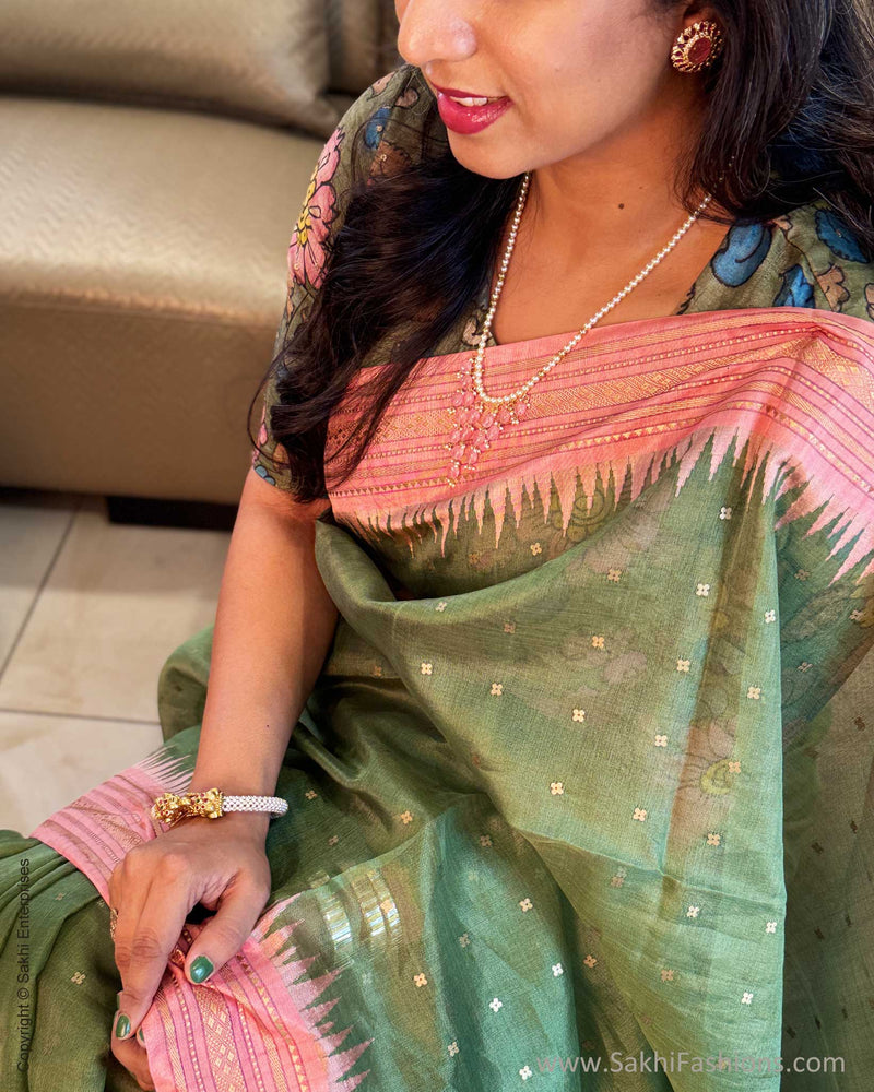 EE-Y05629 Green Seq Sari