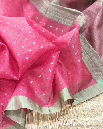 EE-Y05680 Pink Seq Dupatta