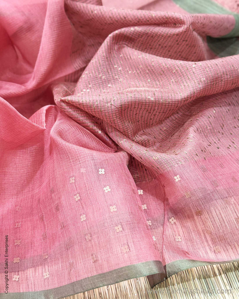 EE-Y05669 Pink Seq Dupatta