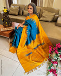 EE-Y06109 Blue Kanchi Thread Saree