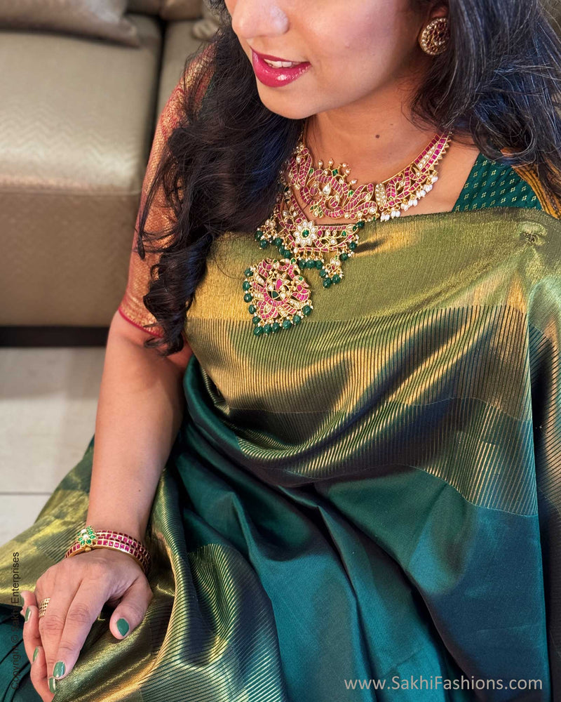 EE-Y05016 Green Kanjeevaram