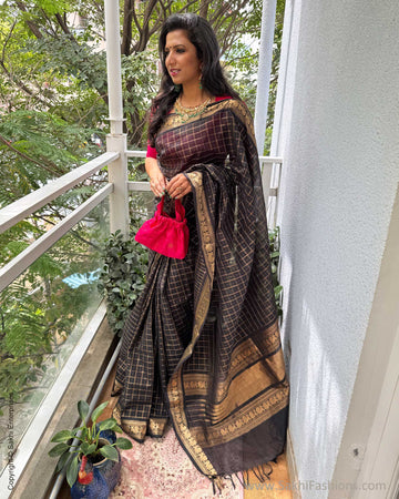 EE-Y05015 Silk Cotton saree