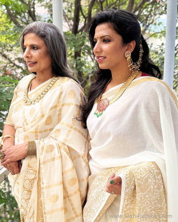 EE-X06368 Cream Madurai Cotton