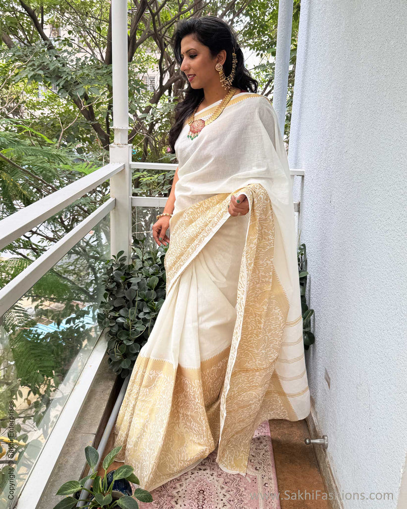 EE-X06368 Cream Madurai Cotton