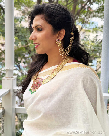 EE-X06368 Cream Madurai Cotton