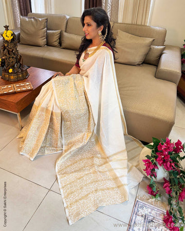 EE-X06368 Cream Madurai Cotton