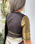 BL-V01262R Black Kanchi Blouse