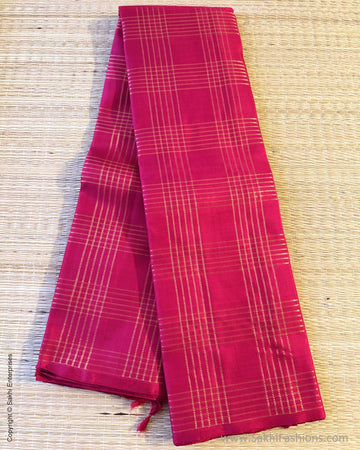 EE-Y06309 Redish Pink Kanchi sari