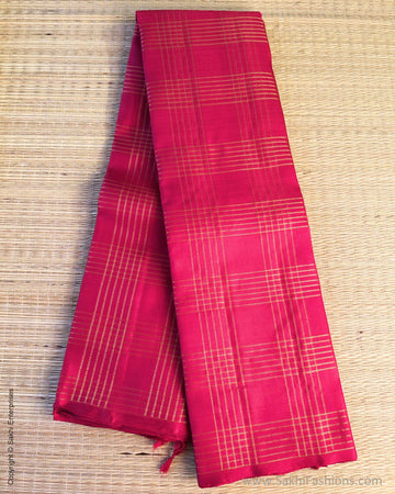 EE-Y06309 Redish Pink Kanchi sari