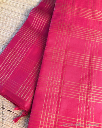 EE-Y06309 Redish Pink Kanchi sari
