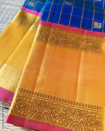 DP-Y06928 Blue Kanchi Saree