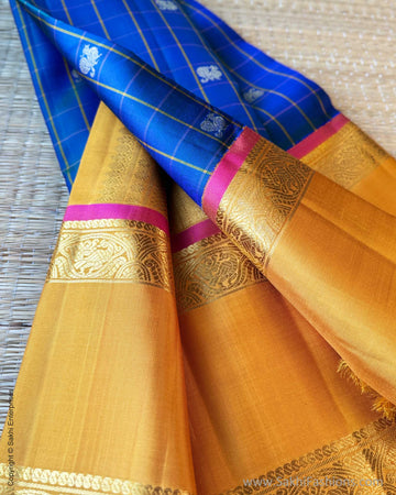 DP-Y06928 Blue Kanchi Saree