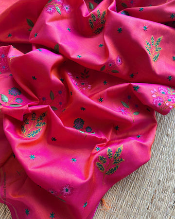 DP-Y07438 Floral Green Kanchi
