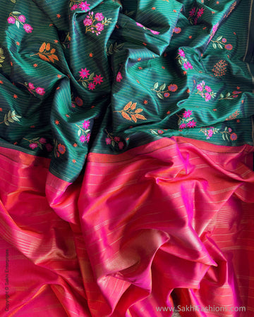 DP-Y07438 Floral Green Kanchi