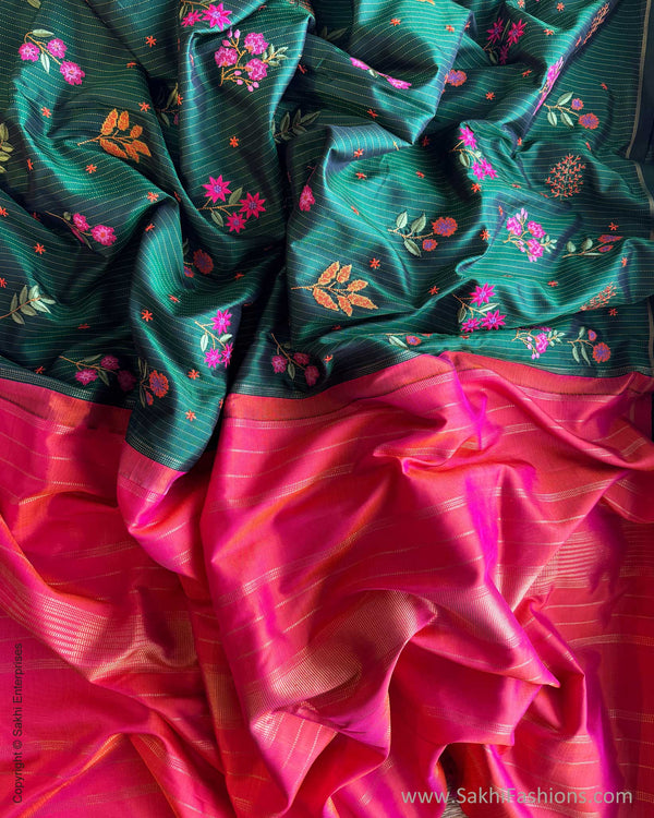 DP-Y07438 Floral Green Kanchi