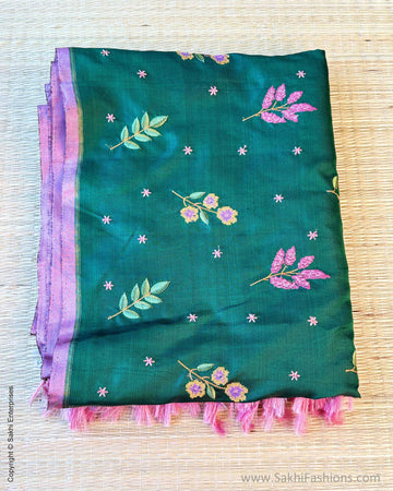 DP-Y07441 Floral Green Kanchi