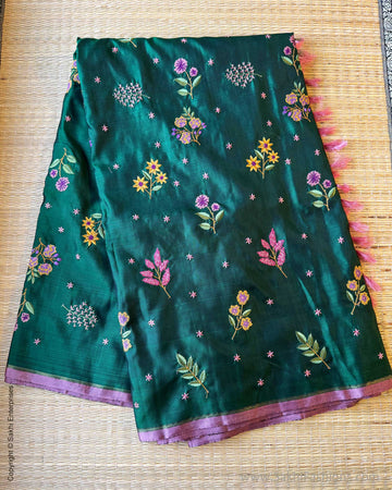 DP-Y07441 Floral Green Kanchi