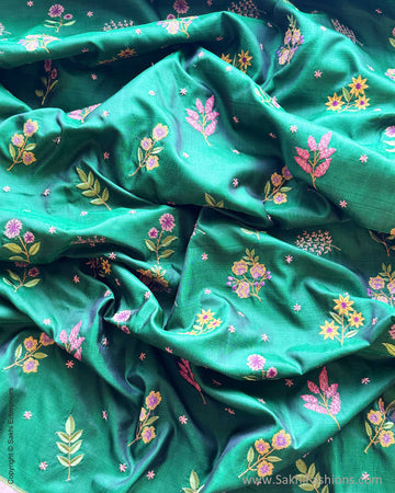DP-Y07441 Floral Green Kanchi