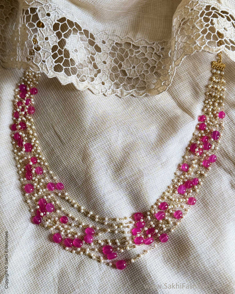 AJ-Y07063 Pink Beads Mala