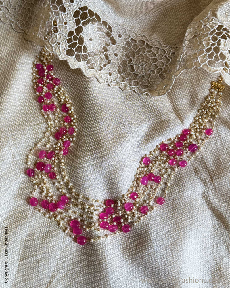 AJ-Y07063 Pink Beads Mala