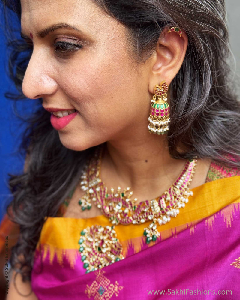 DP-Y07553 Kasuthi Pink Kanchi