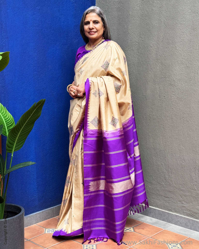 EE-Y07552 Kasuthi Cream Kanchi
