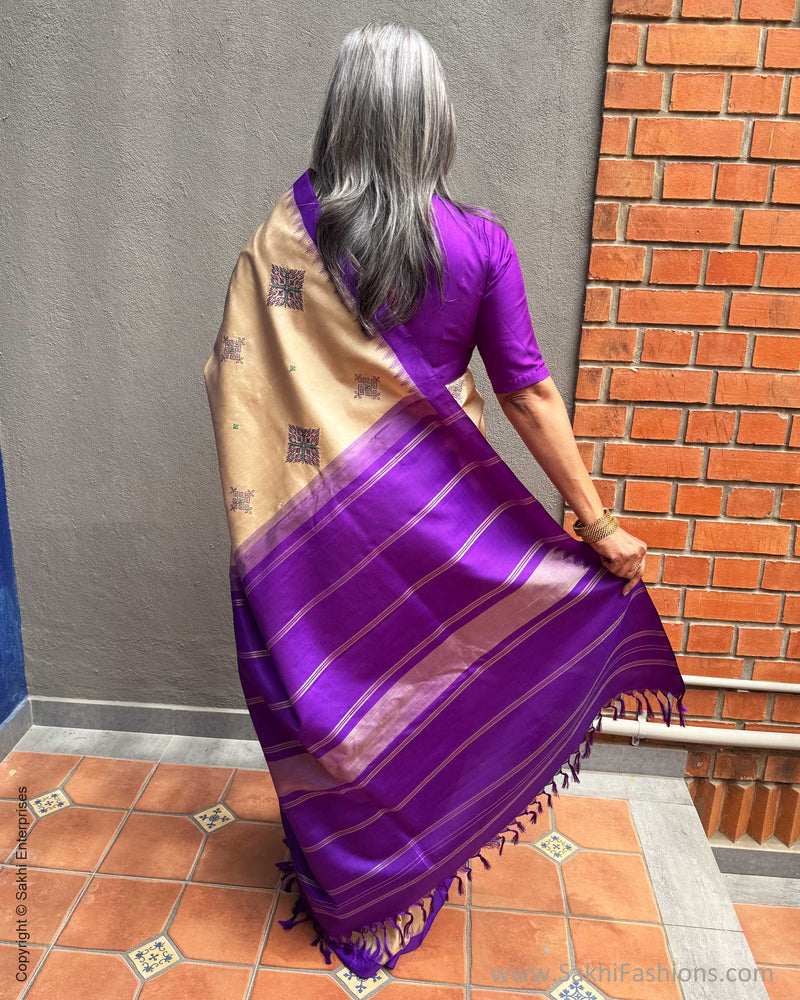 EE-Y07552 Kasuthi Cream Kanchi