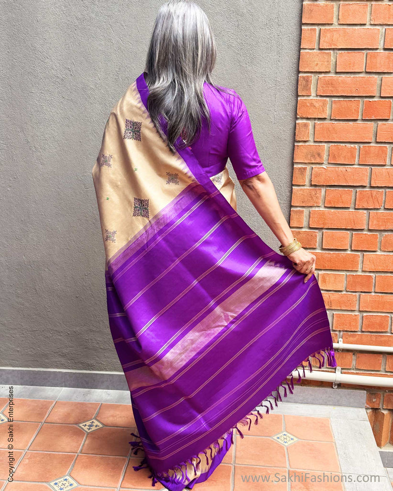 EE-Y07552 Kasuthi Cream Kanchi