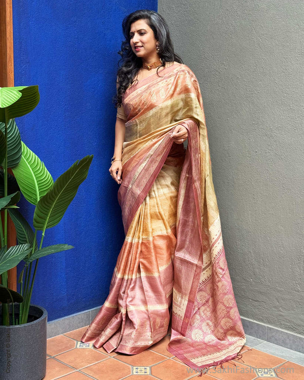 EE-X07625 Shaded Tussar Saree