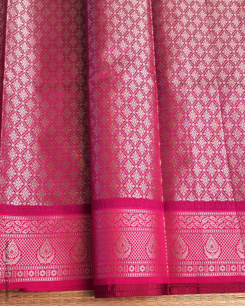DP-Y01565 Black Cotton Silk Sari