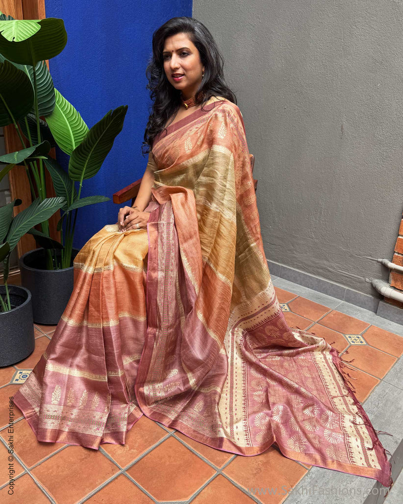 EE-X07625 Shaded Tussar Saree