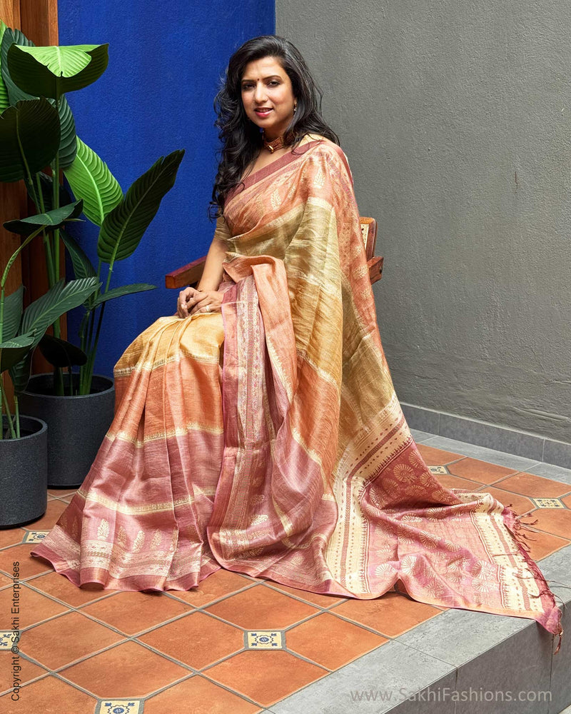 EE-X07625 Shaded Tussar Saree