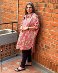 EE-Y05328T Pink Kalamkari Top