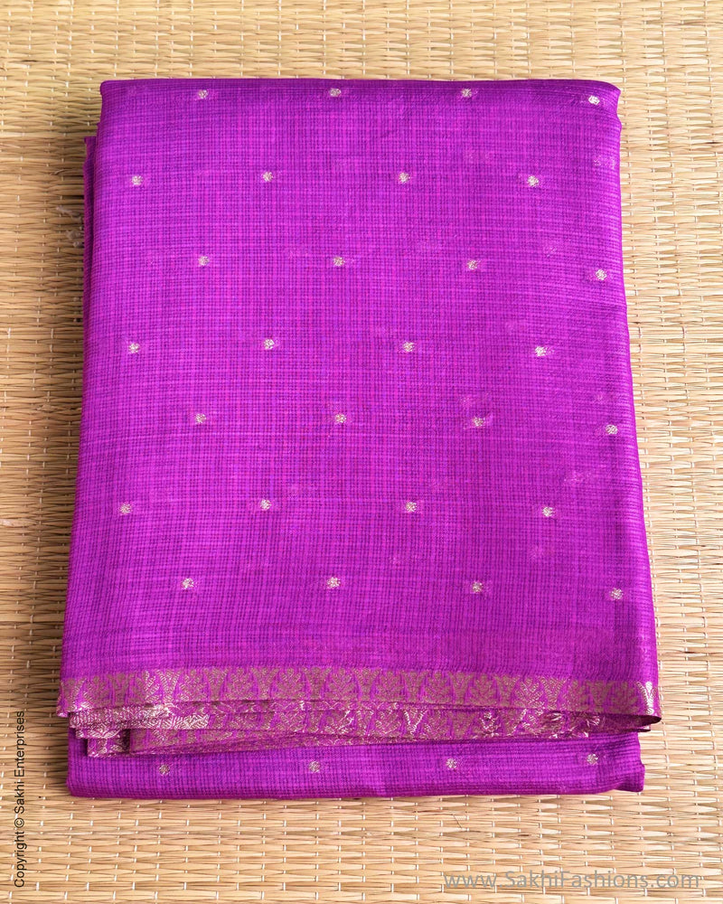 DP-Y01532 Purple Silk Kota Sari