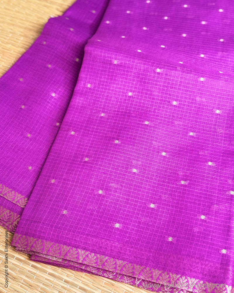 DP-Y01532 Purple Silk Kota Sari