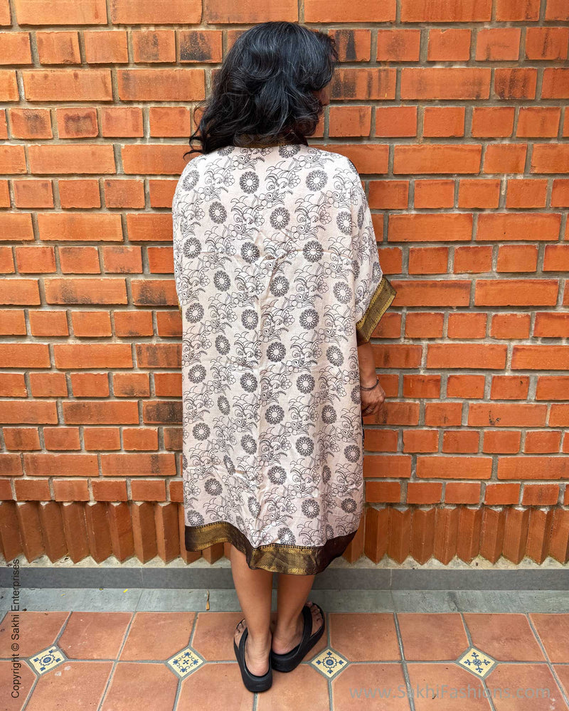 EE-X15110K Black Kalamkari Kaftan