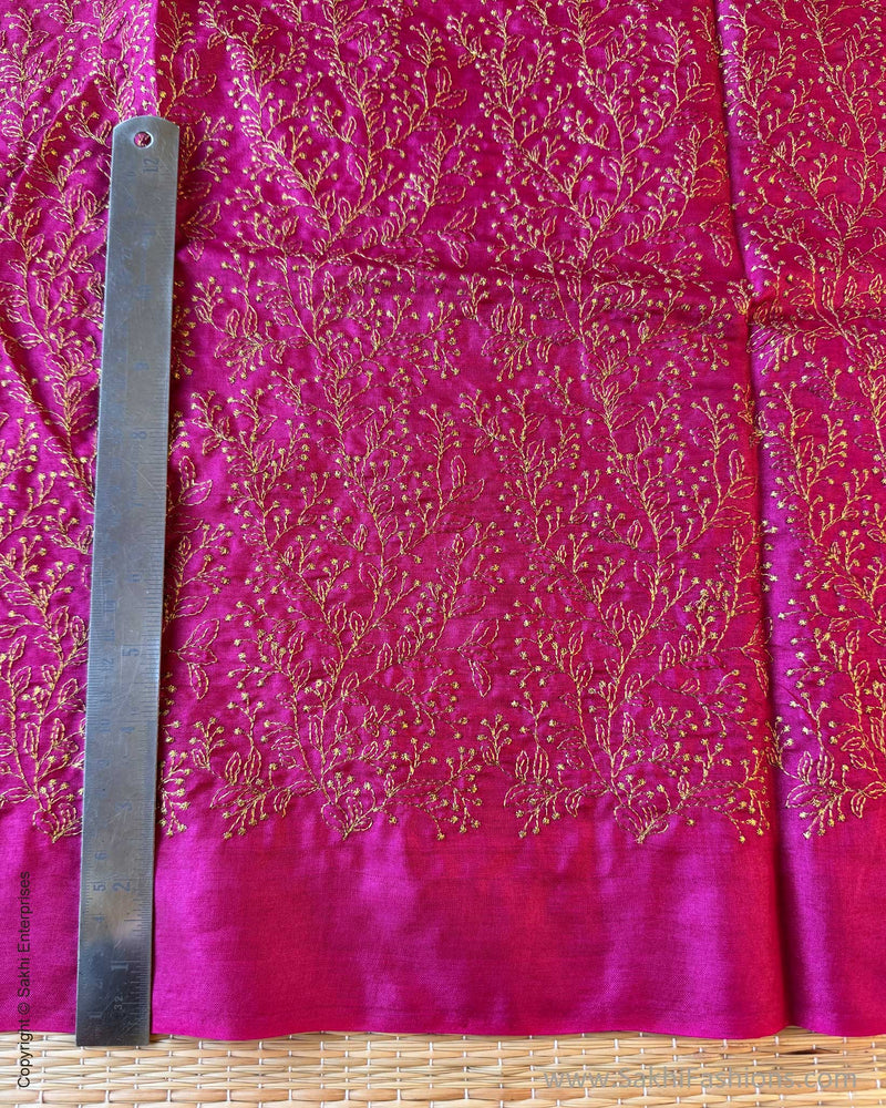 BL-X04421 Pink Tussar Blouse