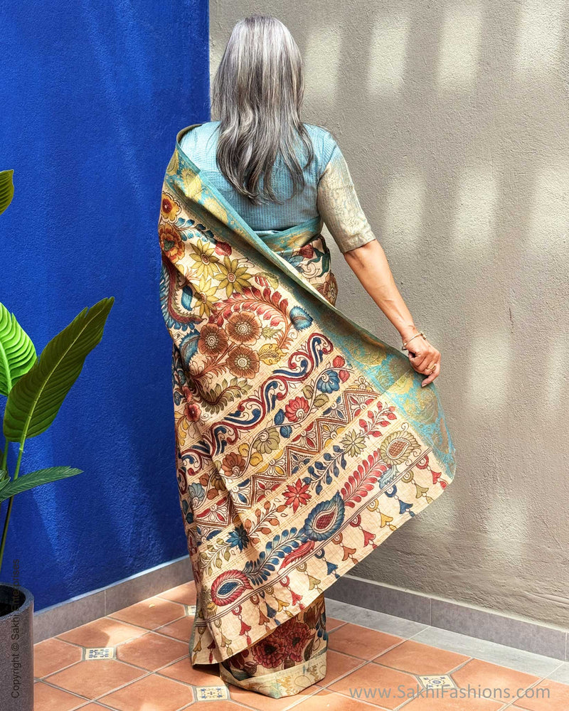 EE-Y04812 Kalamkari Cotton Saree