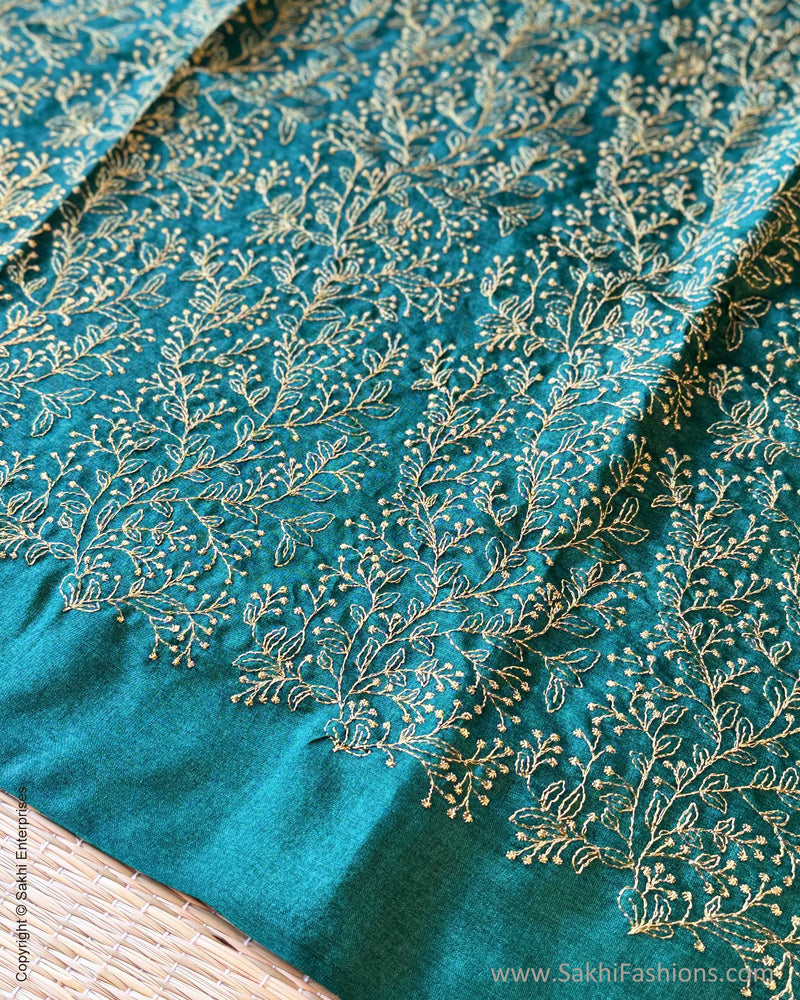 BL-Y07451 Green Tussar Blouse