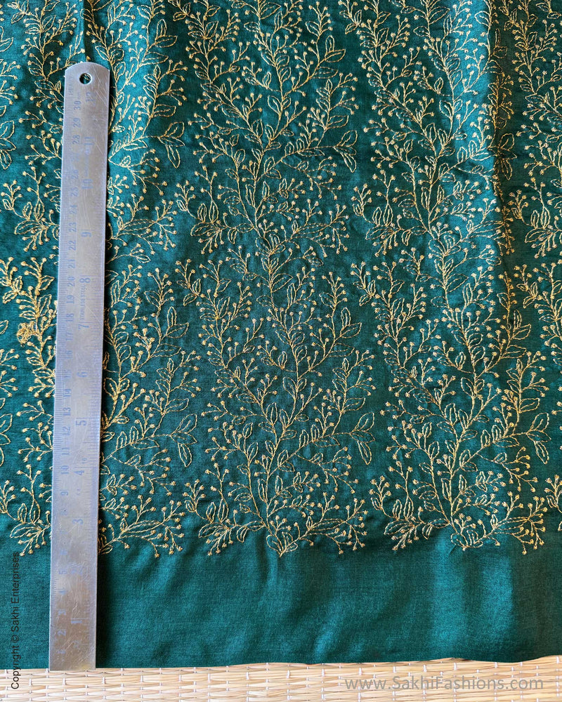 BL-Y07451 Green Tussar Blouse