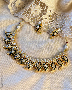 AJ-Y02926 Black Mango Mala Set