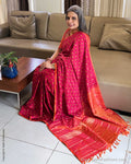 EE-Y07434 Floral Red Kanchi