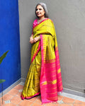 EE-Y06106 Green Kanchi Sari