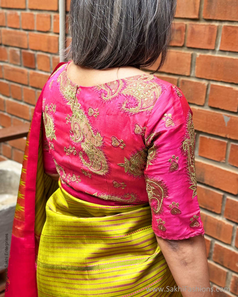 EE-Y06106 Green Kanchi Sari