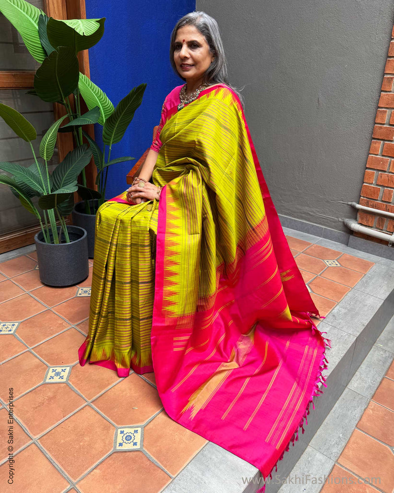 EE-Y06106 Green Kanchi Sari