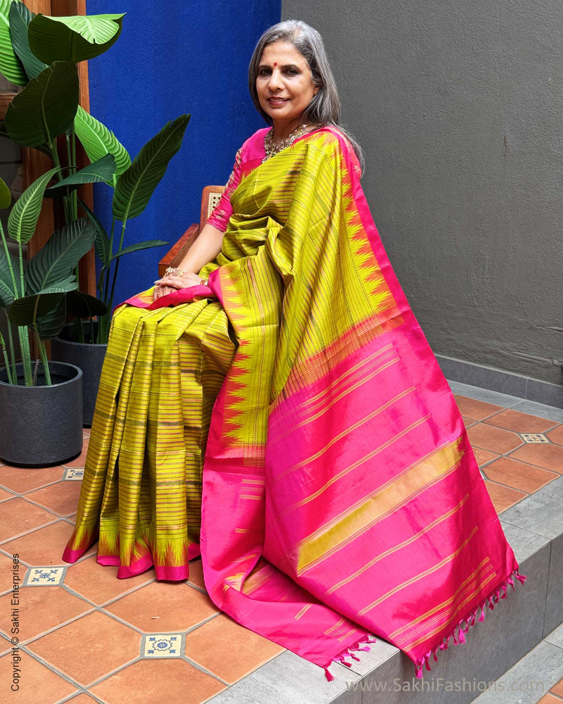 EE-Y06106 Green Kanchi Sari