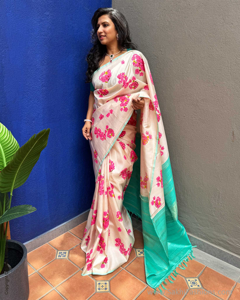 EE-Y07632 Bougainvillea Kanchi Sari