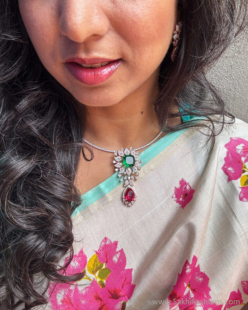 EE-Y07632 Bougainvillea Kanchi Sari
