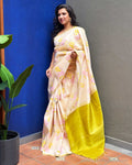 EE-Y06988 Floral Kanchi Silk Sari